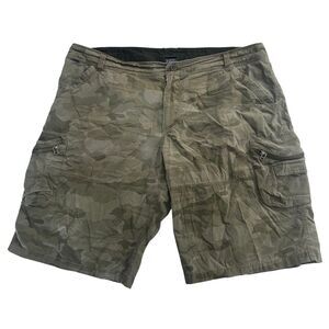 Kuhl Men’s Ambush 12” Inseam Cargo Shorts Camo Outdoor Hiking Casual Pockets 42